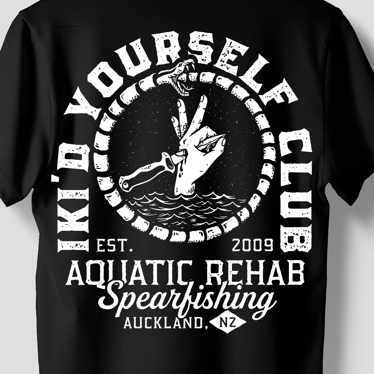 Aquatic Rehab Spearfishing - Iki'd Yourself Club Tee