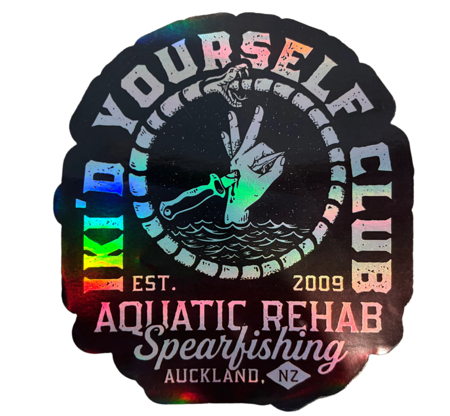 Holographic IKI'D YOURSELF CLUB Sticker