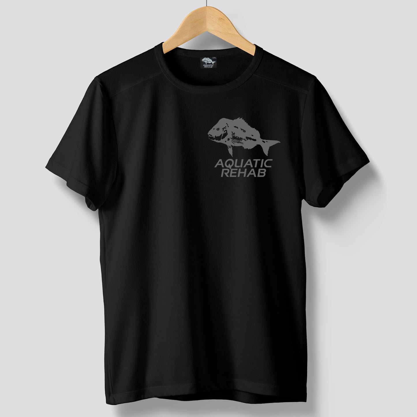 Aquatic Rehab Spearfishing - OG Charcoal Tee